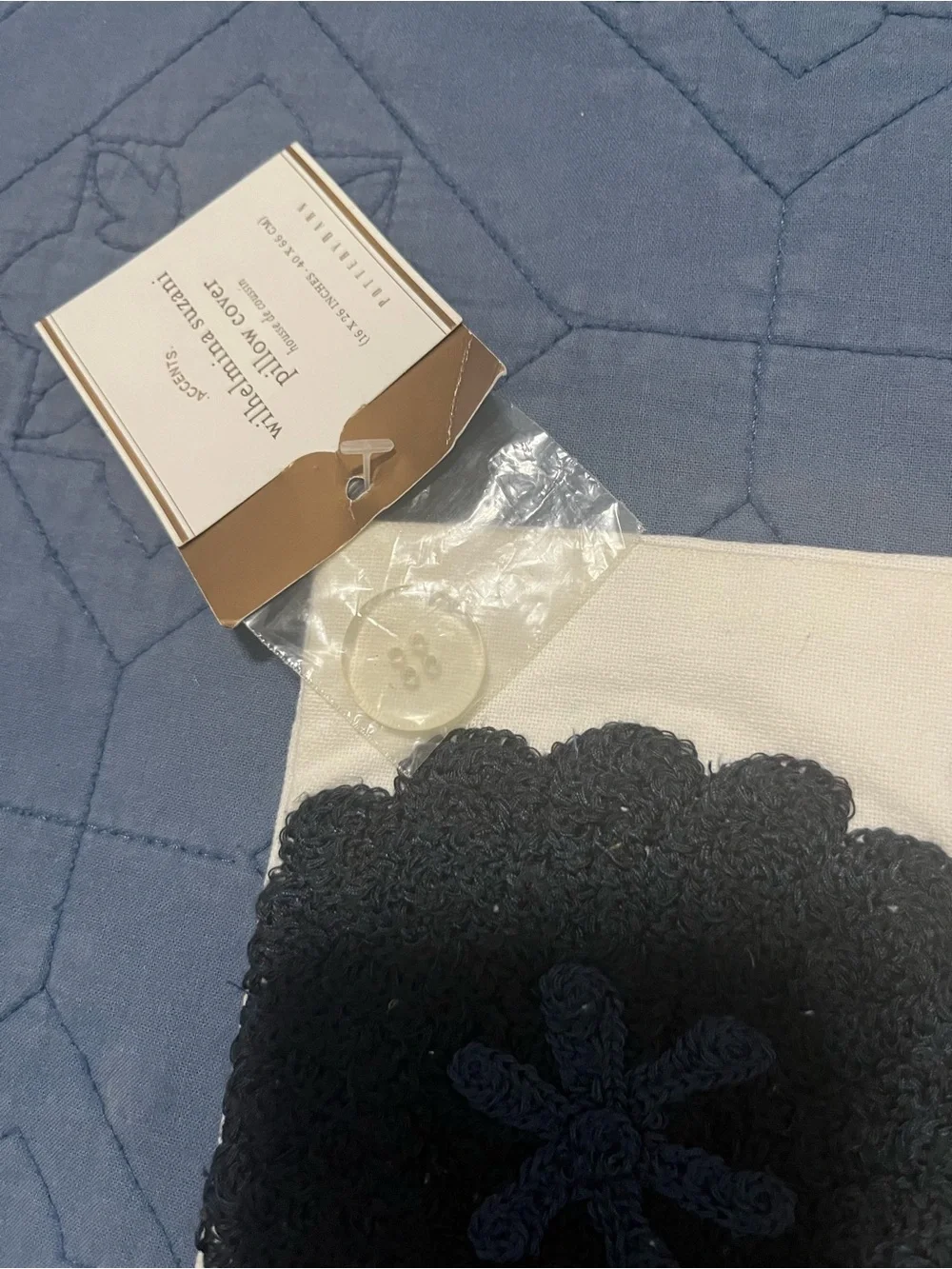 Pottery Barn lumbar pillow cover